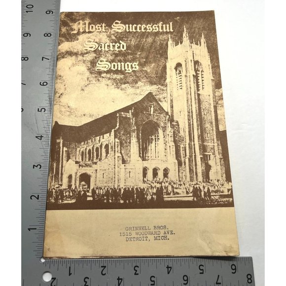 Grinnell Bros Most Successful Sacred Songs Songbook Vintage Sheet Music - Picture 6 of 10